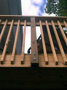 Decking Wooden Balustrade