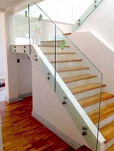 Stair glass balustrade