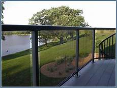 Black Glass Balustrade